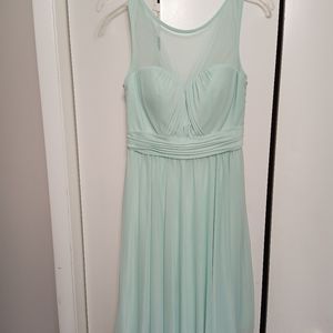Mint green formal dress